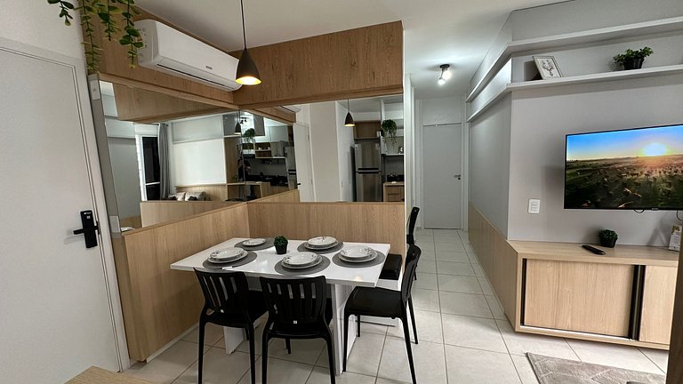 Apartamento Moderno Completo no Estilo Ponta Negra