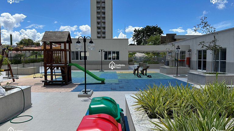 Apto. 2 Quartos c/ Vista Rio Negro - Ponta Negra