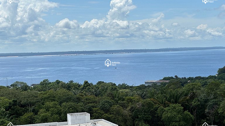 Apto. 2 Quartos c/ Vista Rio Negro - Ponta Negra