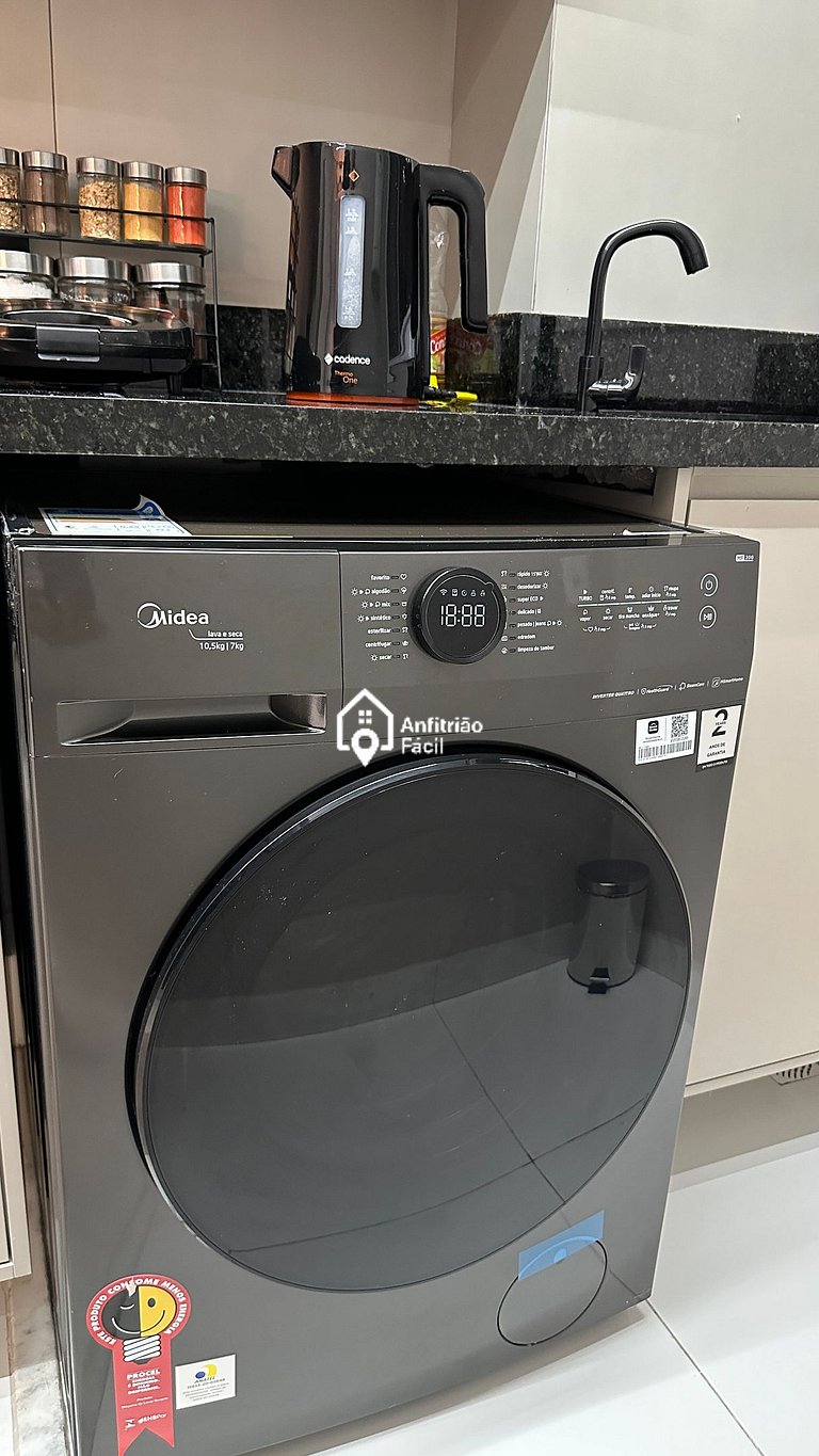 Apartamento Moderno Completo no Estilo Ponta Negra